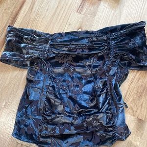 Free People off the shoulder Crop top